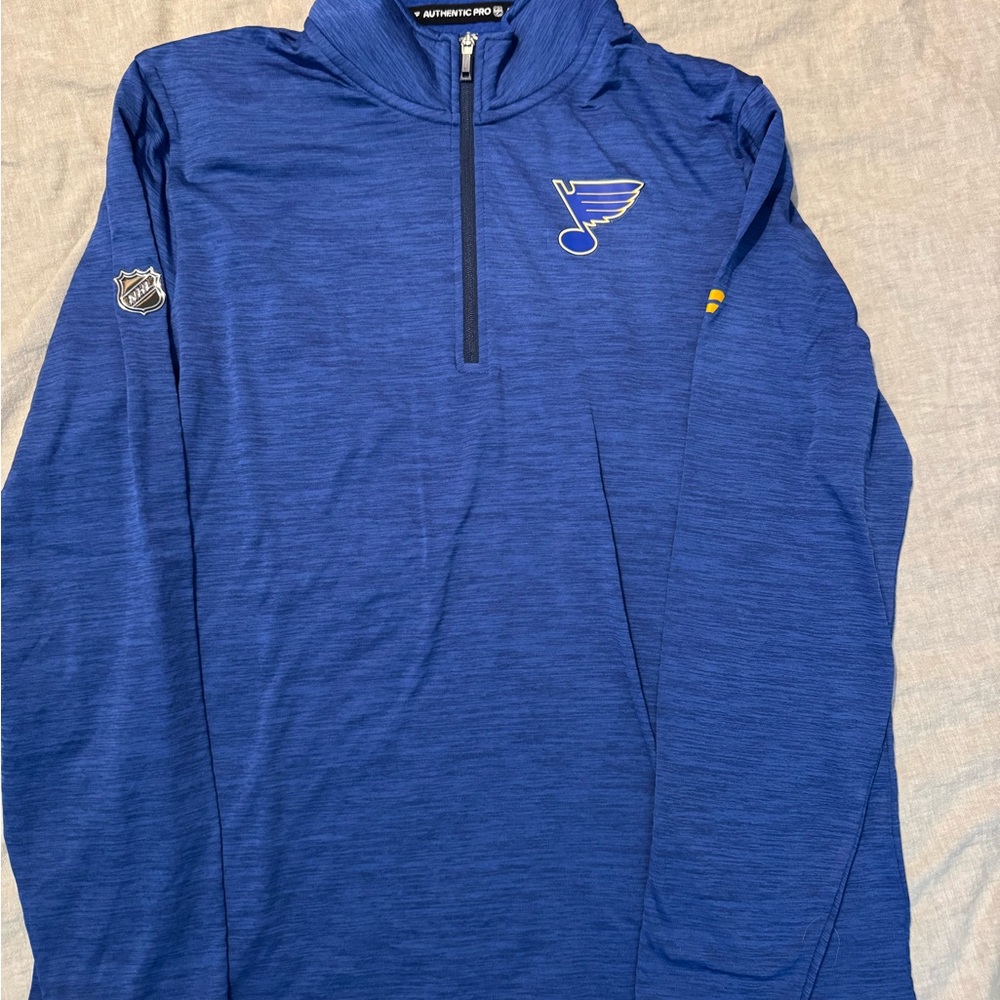 Fanatics brand STL Blues Quarter-Zip Pullover